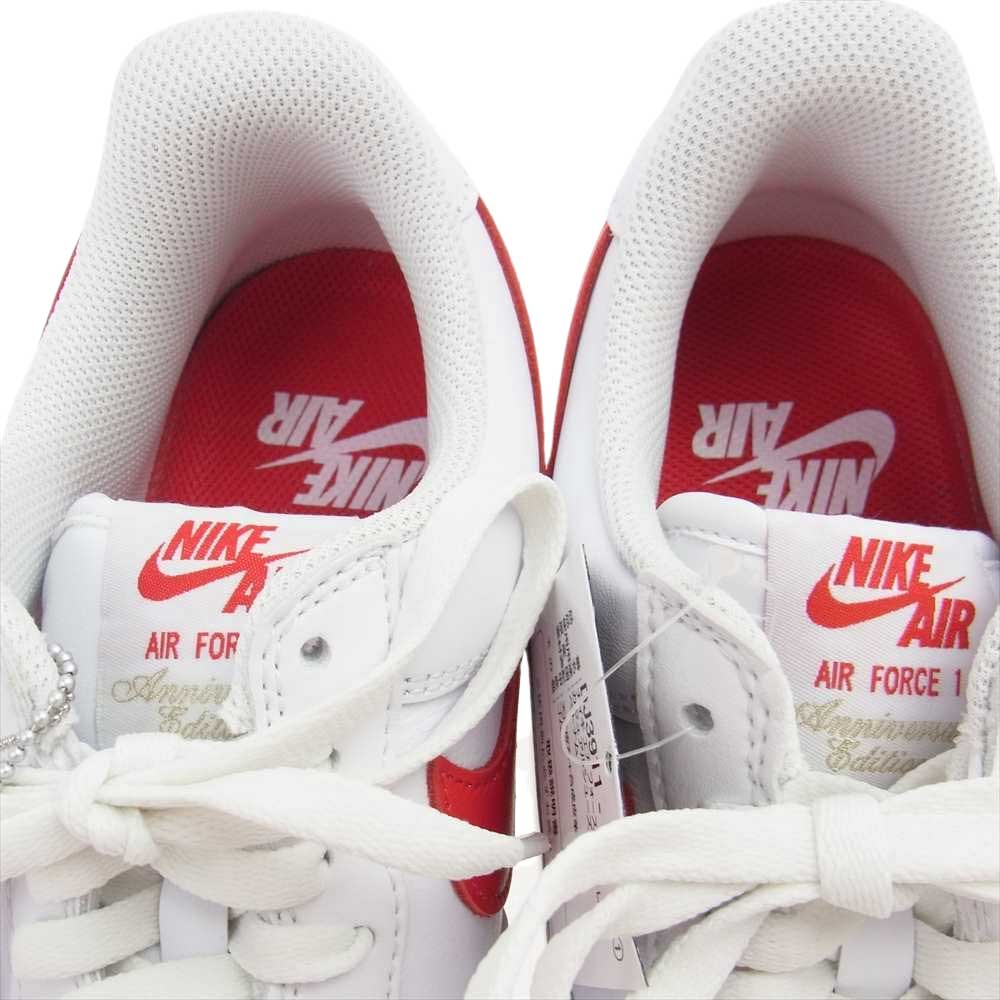 NIKE ナイキ DJ3911-102 AIR FORCE 1 LOW RETRO WHITE UNIVERSITY RED-GUM YELLOW エアフォース1 レトロ ホワイト系 レッド系 26.5cm【新古品】【未使用】【中古】
