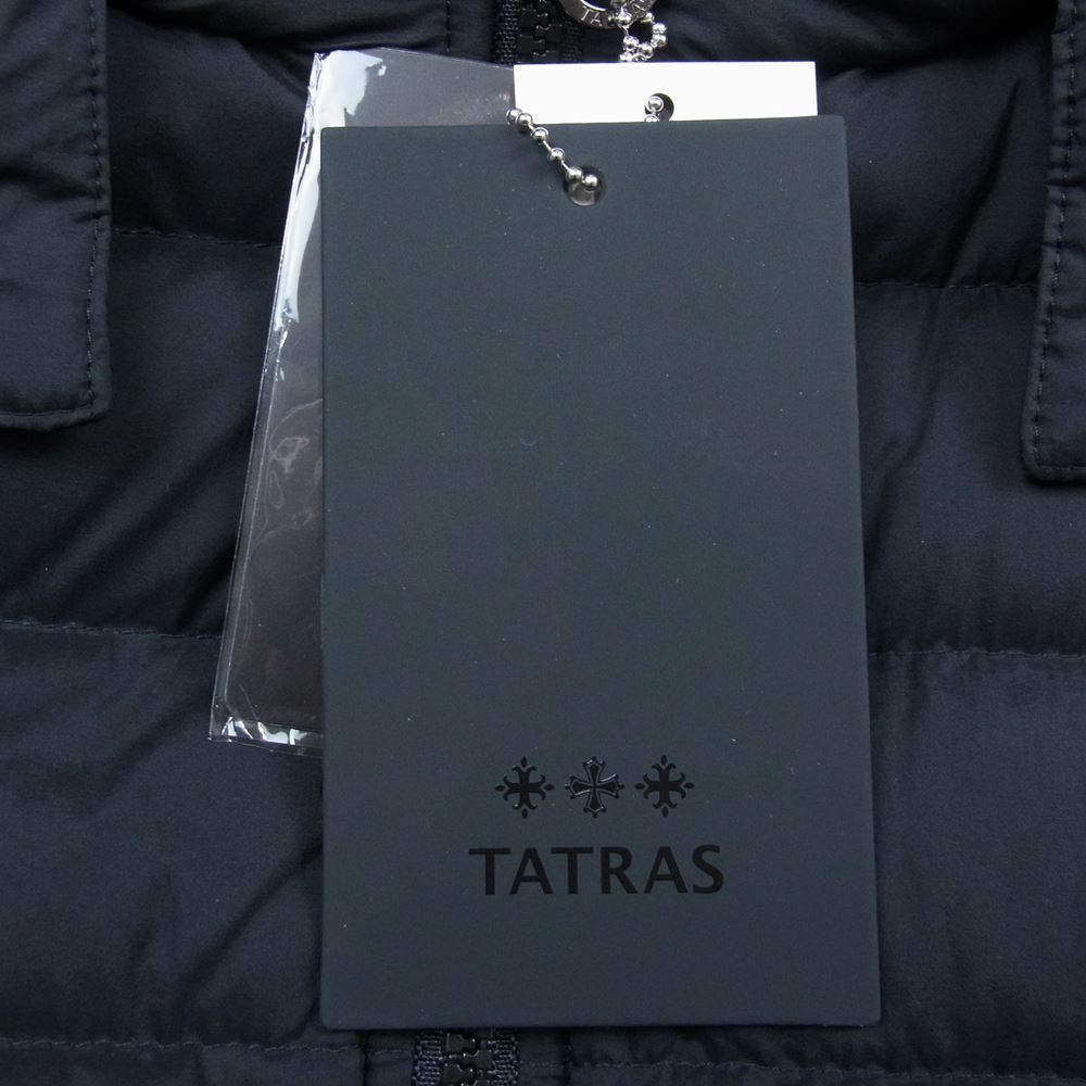TATRAS タトラス LTAT22A4900-D ギャランティカード付属 国内正規品 ORSIERA オルシエラ ファー ダウン ベスト ブラック系 3【極上美品】【中古】