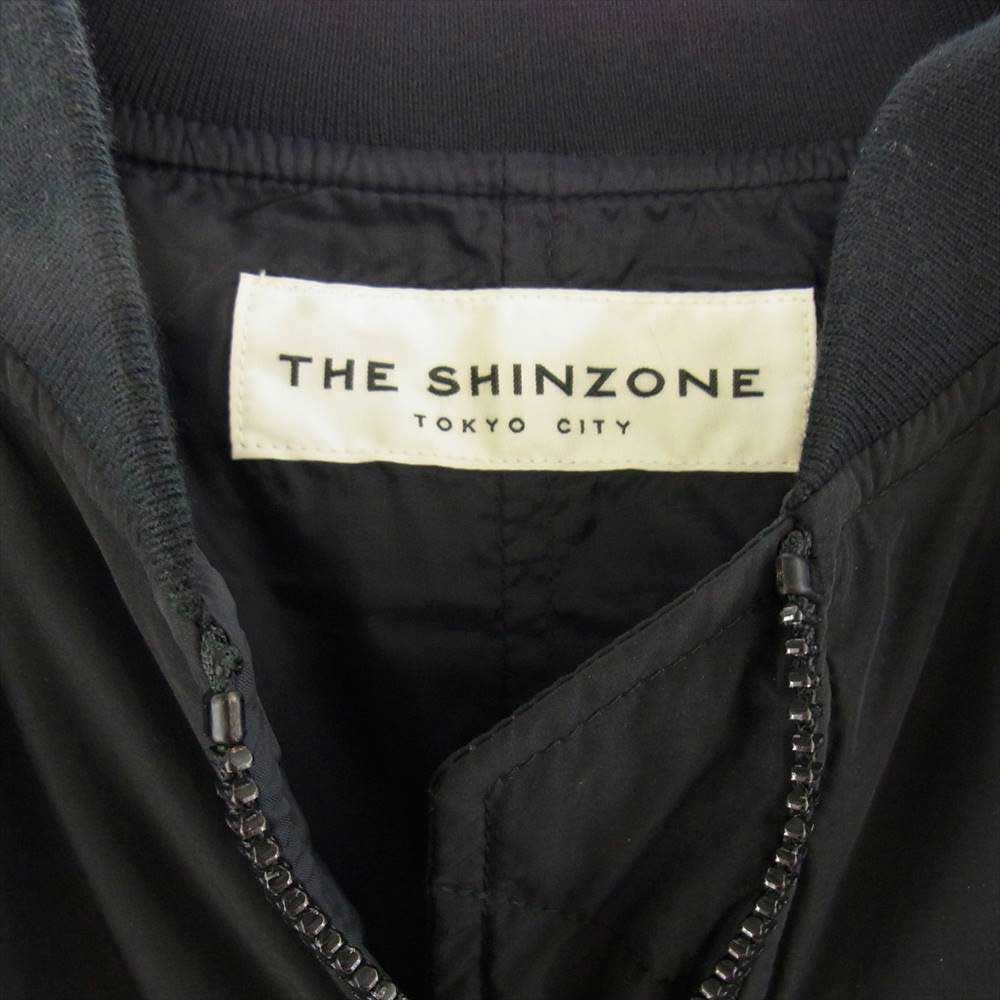 ザ シンゾーン 22SS 22SMSJK01 FLARE L-2 フライト ジャケット ブラック系 34【極上美品】【中古】