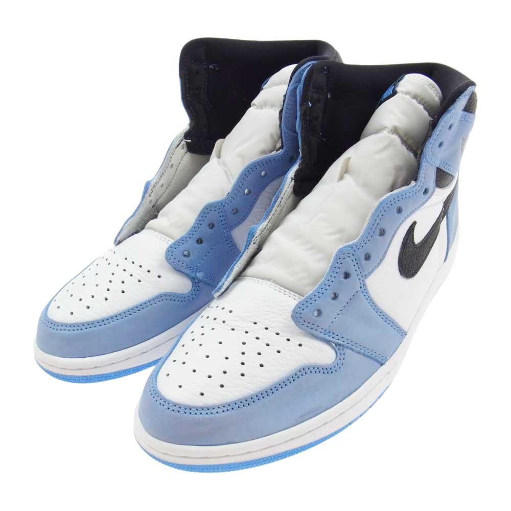 NIKE ナイキ 555088-134 AIR JORDAN 1 RETRO HIGH OG エア ジョーダン 1 レトロ ハイ ライトブルー系 ホワイト系 29.0cm【中古】