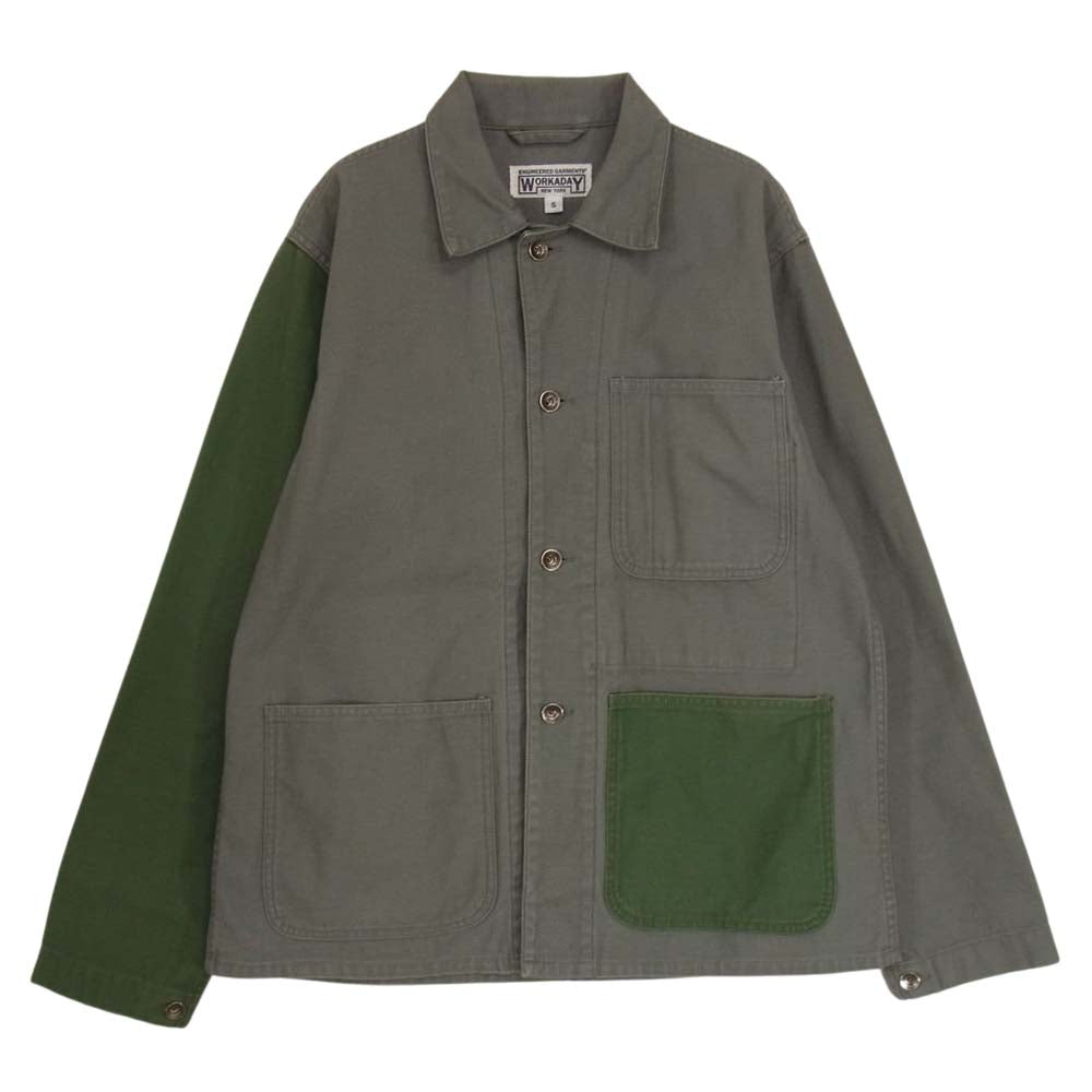 Engineered Garments エンジニアードガーメンツ WORKADAY カバーオール カーキ グレー系 S【中古】