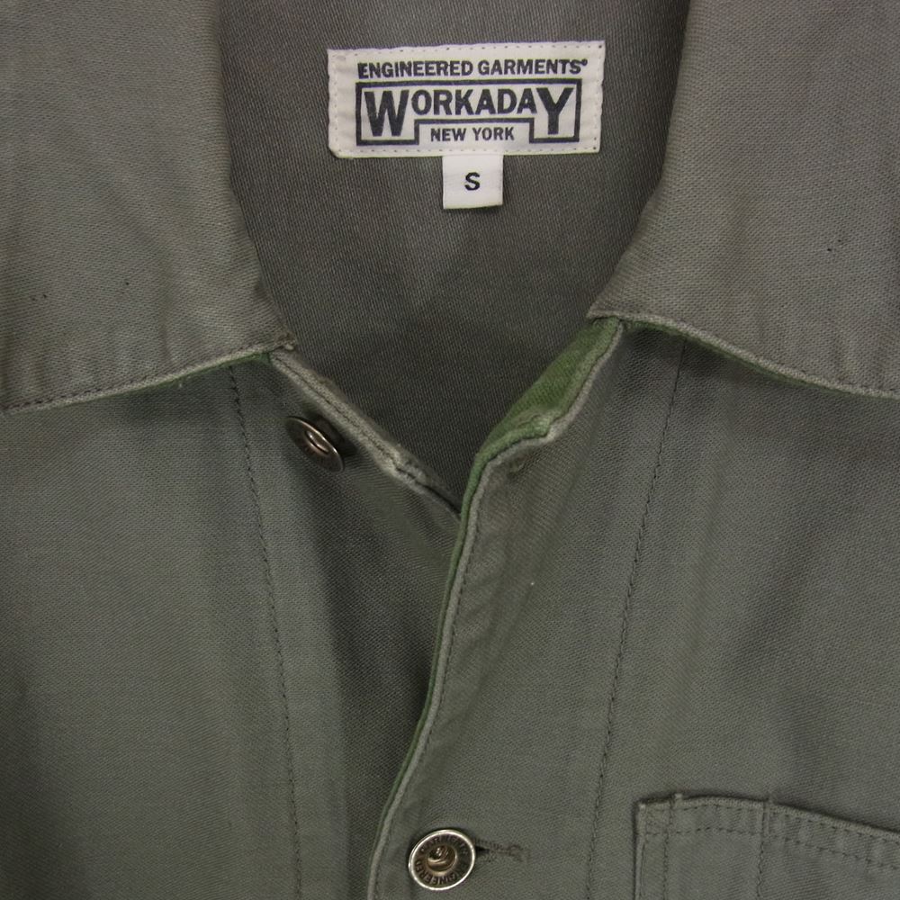 Engineered Garments エンジニアードガーメンツ WORKADAY カバーオール カーキ グレー系 S【中古】