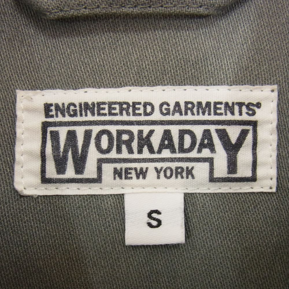 Engineered Garments エンジニアードガーメンツ WORKADAY カバーオール カーキ グレー系 S【中古】