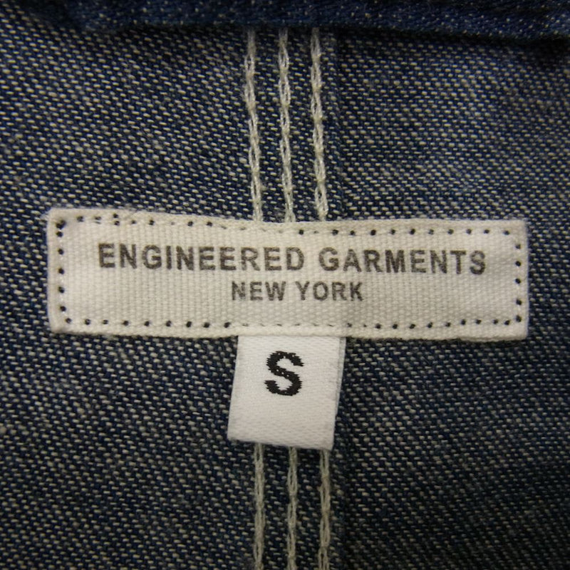 Engineered Garments エンジニアードガーメンツ デニム カバーオール ジャケット インディゴブルー系 S【中古】