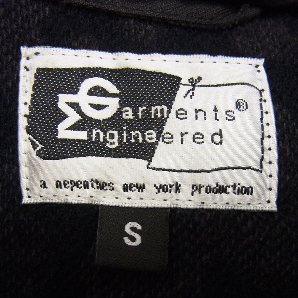 Engineered Garments エンジニアードガーメンツ  迷彩 ダッフルコート ネイビー系 S【中古】