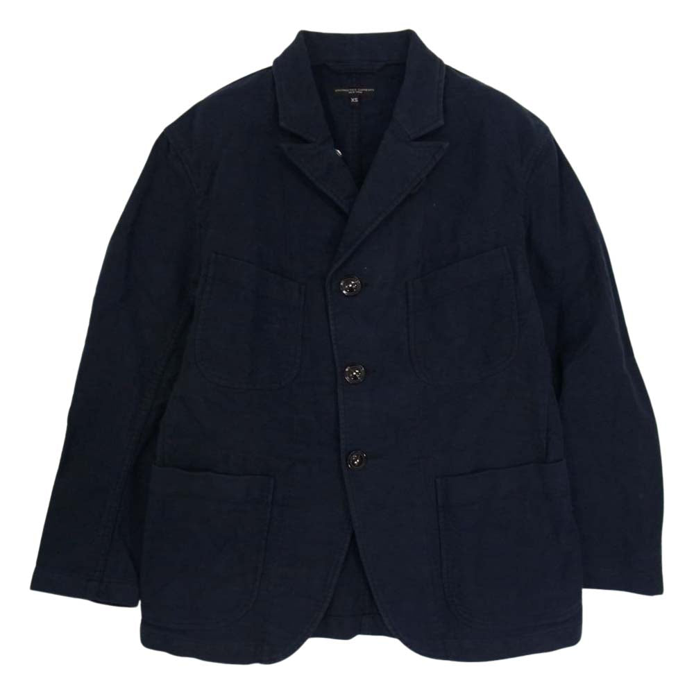 Engineered Garments エンジニアードガーメンツ ベッドフォード ジャケット モールスキン ネイビー系 XS【中古】