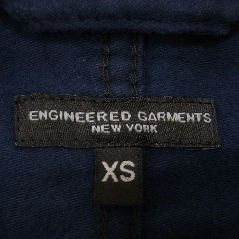 Engineered Garments エンジニアードガーメンツ ベッドフォード ジャケット モールスキン ネイビー系 XS【中古】