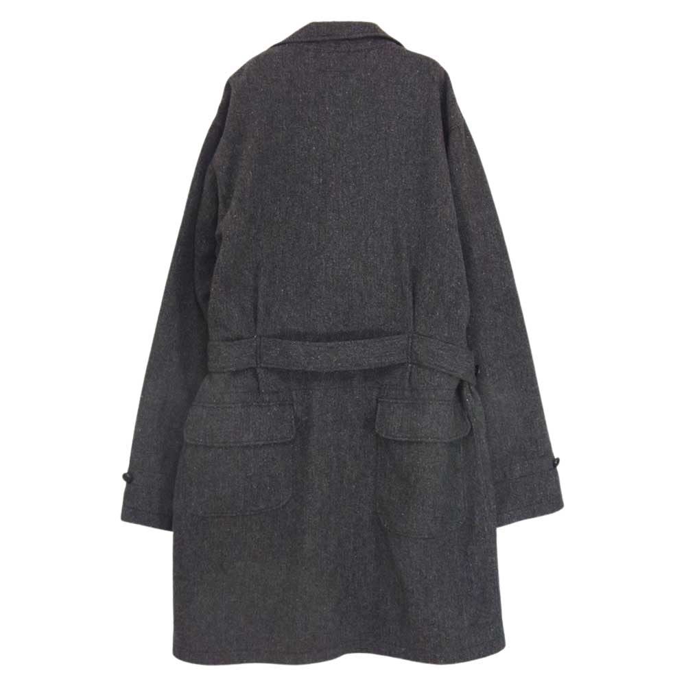 Engineered Garments エンジニアードガーメンツ ヘリンボーン ウール トレンチ コート グレー系 L【中古】