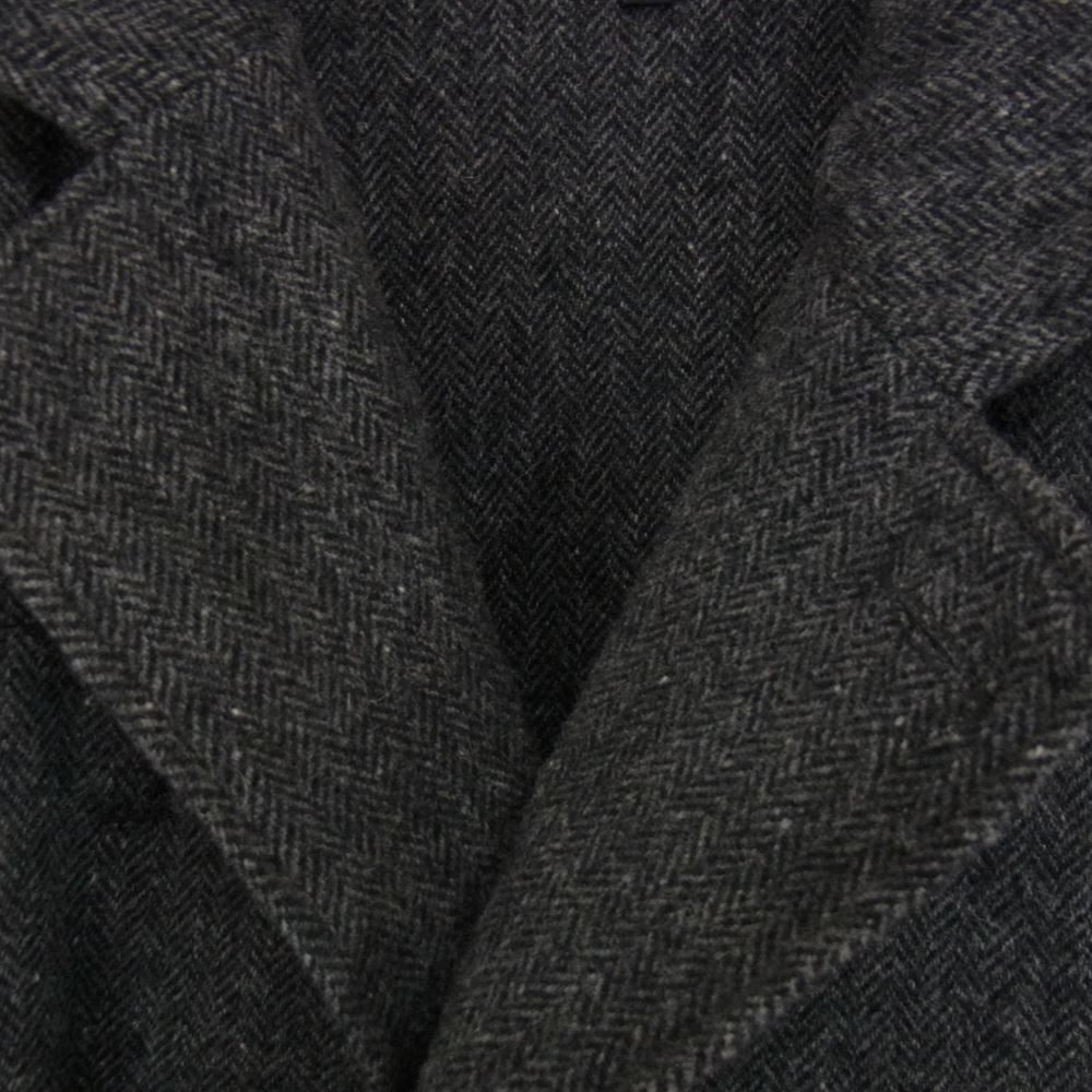 Engineered Garments エンジニアードガーメンツ ヘリンボーン ウール トレンチ コート グレー系 L【中古】