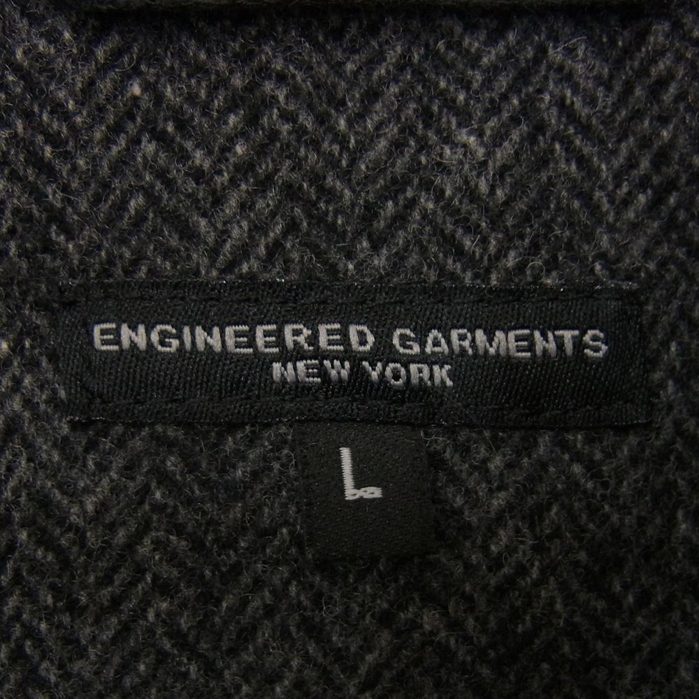 Engineered Garments ウールナイロン トレンチコート 黒