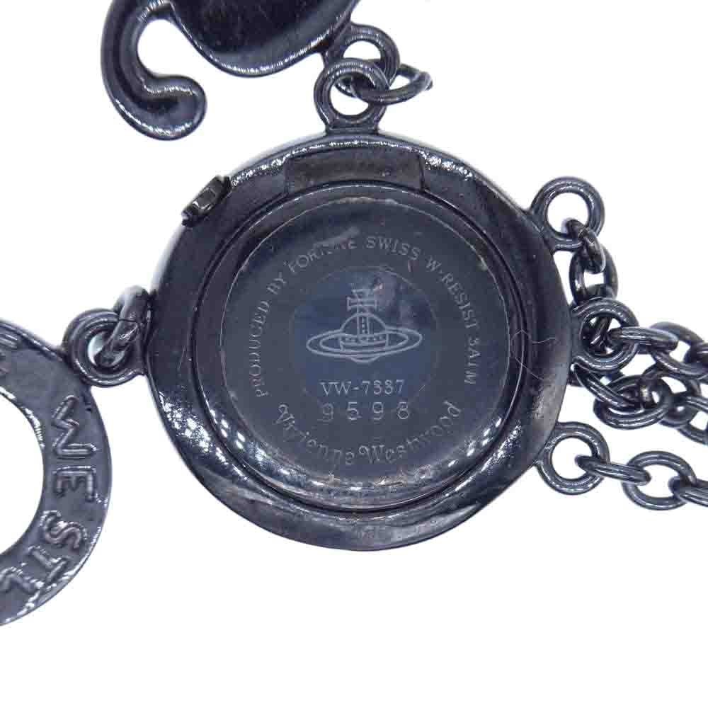 Vivienne Westwood ヴィヴィアンウエストウッド VW-7337 キャット ブレス ウォッチ 時計 ブラック系【中古】