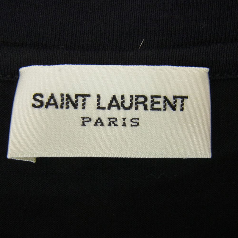国内正規 Saint Laurent サンローランパリ ロゴ ポロシャツ www