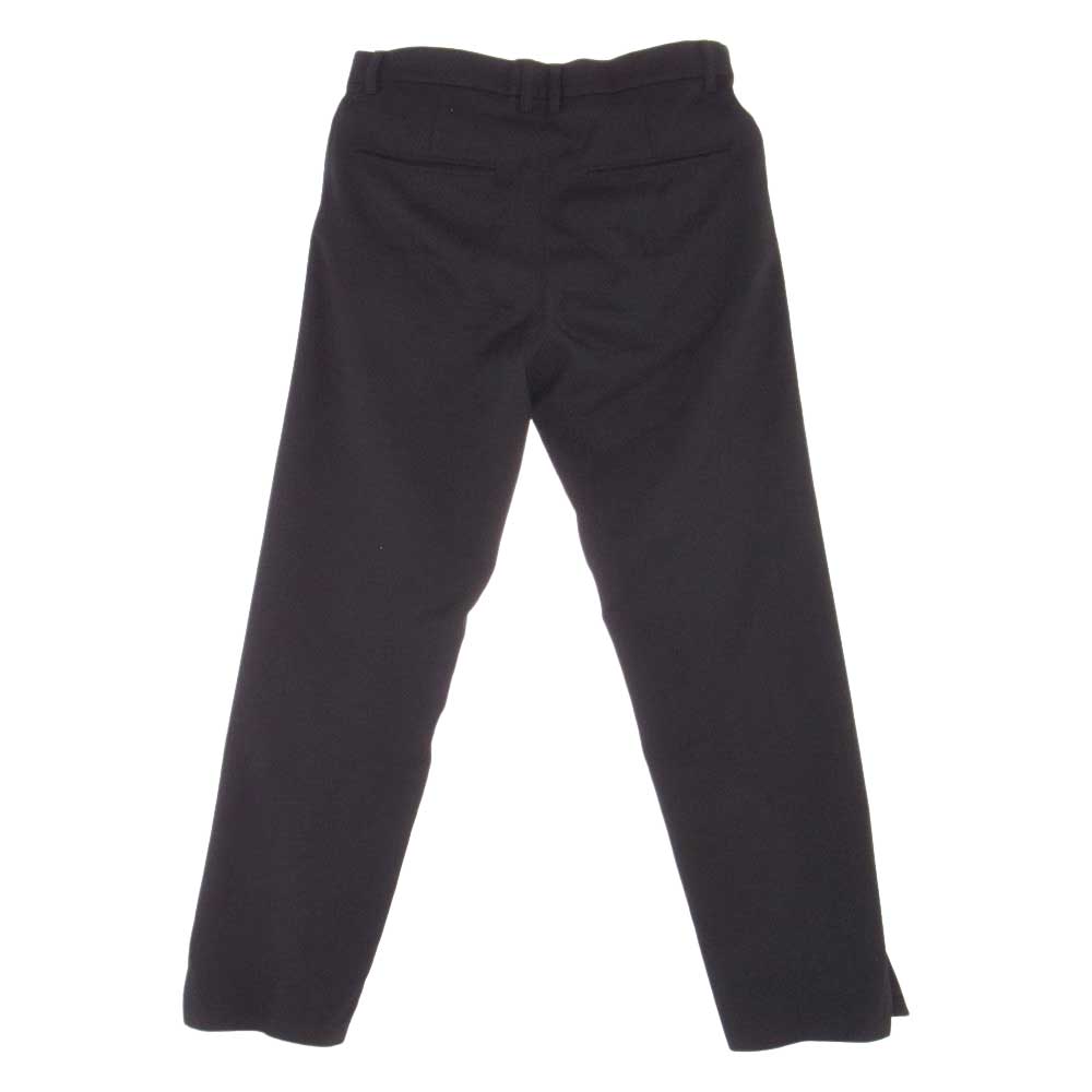 トワロニエ センター スリット スラックス パンツ ブラック系 F【中古】