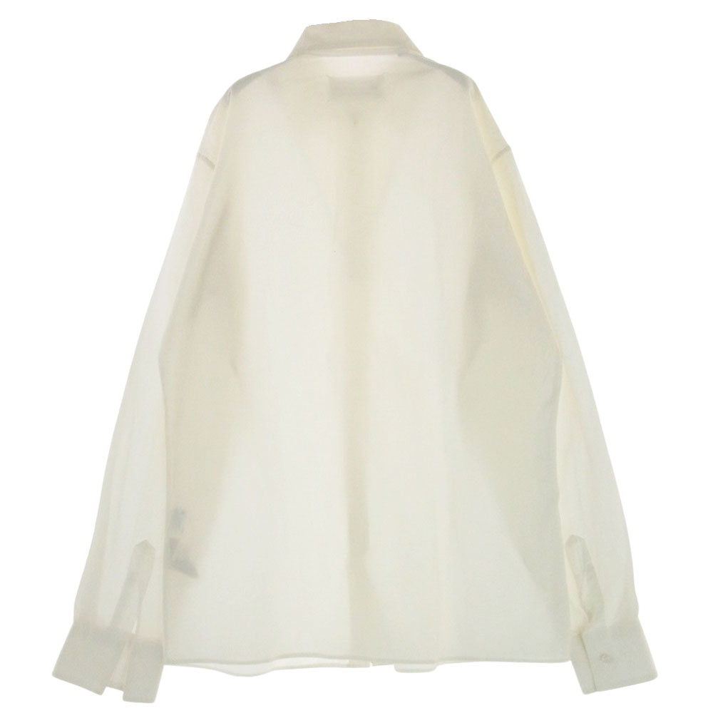 MARTIN MARGIELA マルタンマルジェラ コットン ボタンダウン シャツ 長袖 ホワイト系 2【中古】