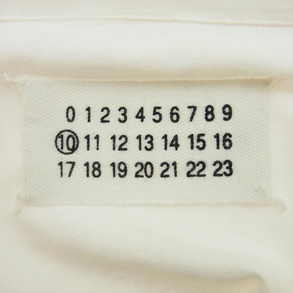 MARTIN MARGIELA マルタンマルジェラ コットン ボタンダウン シャツ 長袖 ホワイト系 2【中古】