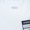 MAISON MARGIELA メゾンマルジェラ 19SS S50GC0538 STEREO TYPE TEE ステレオタイプ 半袖 Tシャツ ホワイト系 46【中古】