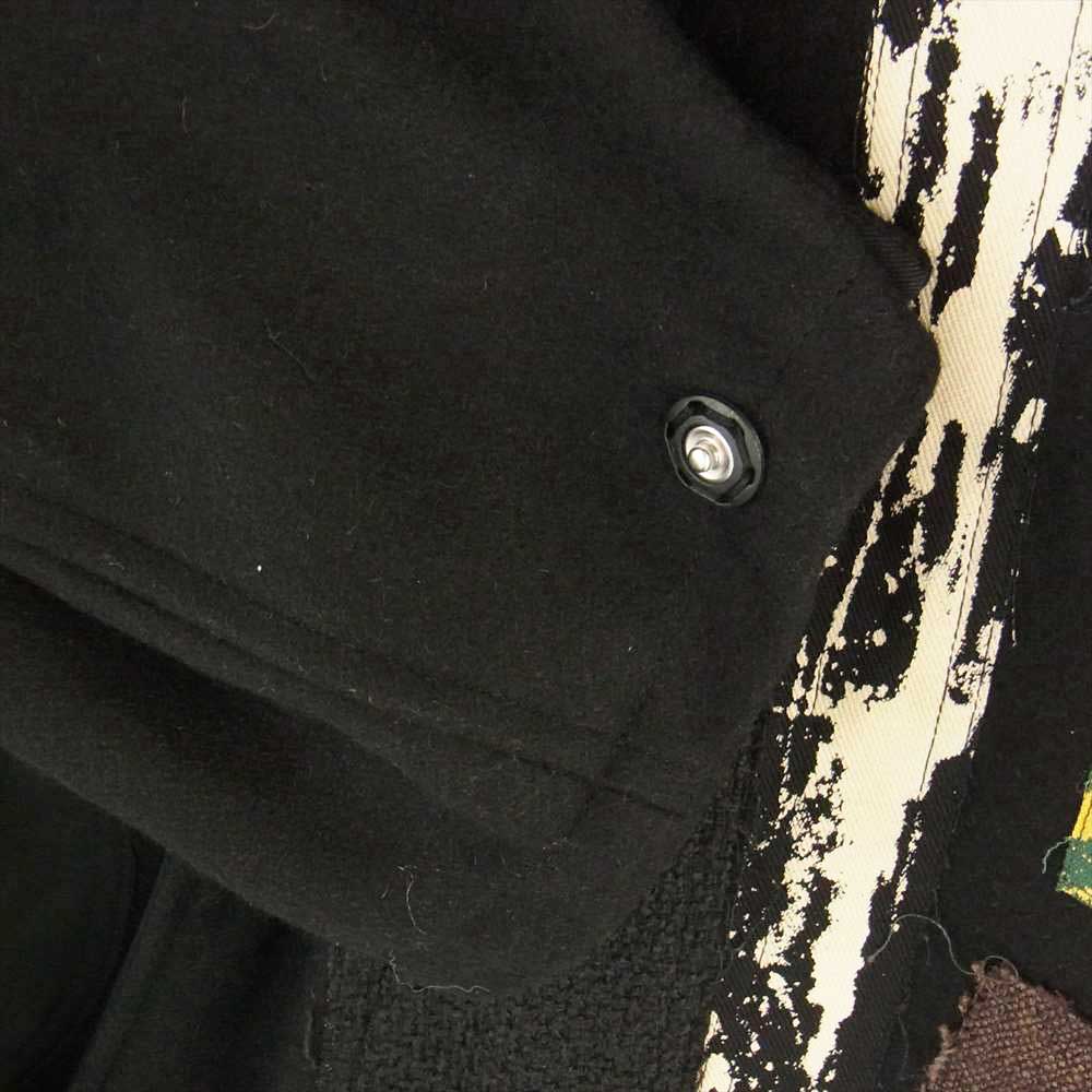 RAF SIMONS ラフシモンズ 14AW復刻 A01-608 20023-00099 ARCHIVE REDUX アーカイブ リダックス STERLING RUBY Large sterling caban with patches  ブラック系 48【中古】