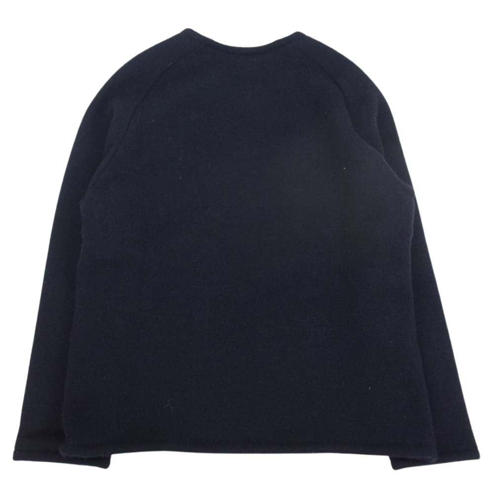 アールイー made in tokyo japan メイドイン トウキョウ ジャパン Wool Airly Knit ウール ニット ネイビー系 XL【美品】【中古】