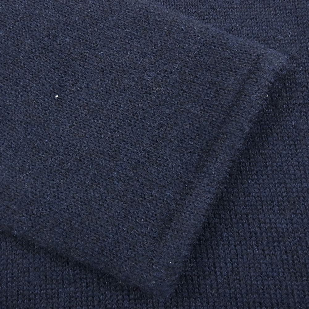 アールイー made in tokyo japan メイドイン トウキョウ ジャパン Wool Airly Knit ウール ニット ネイビー系 XL【美品】【中古】