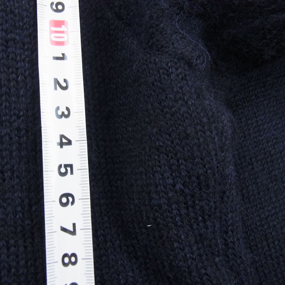 アールイー made in tokyo japan メイドイン トウキョウ ジャパン Wool Airly Knit ウール ニット ネイビー系 XL【美品】【中古】