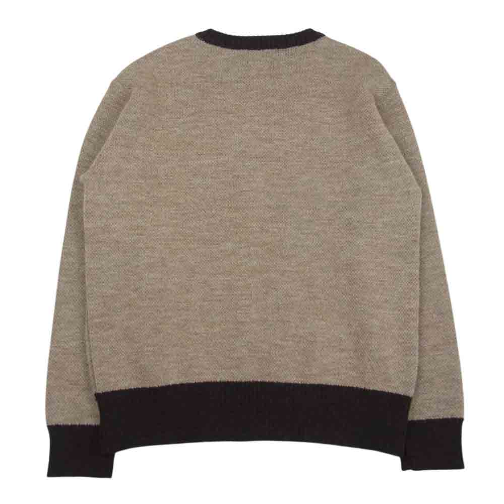 オールドクロウ 20AW OC-20-AW-08  SPEEDSTER SWEATER ジャガード ニット セーター ブラウン系 XL【美品】【中古】