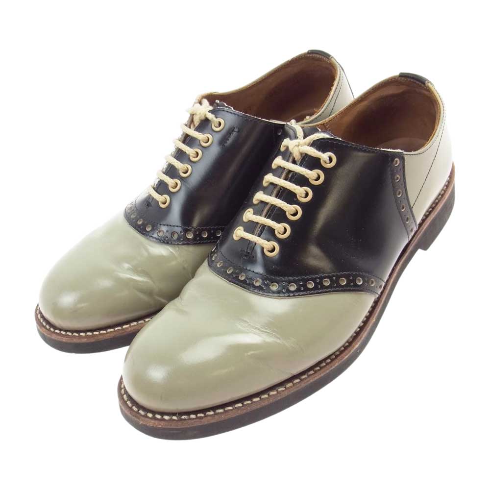 GLADHAND & Co. グラッドハンド REGAL リーガル サドル シューズ  ブラック系 グレー系 26.5cm【中古】