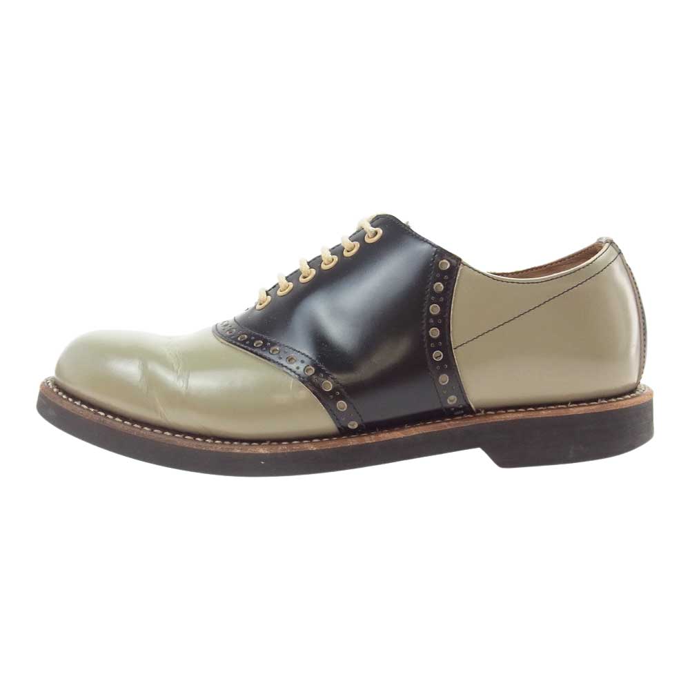 GLADHAND & Co. グラッドハンド REGAL リーガル サドル シューズ  ブラック系 グレー系 26.5cm【中古】