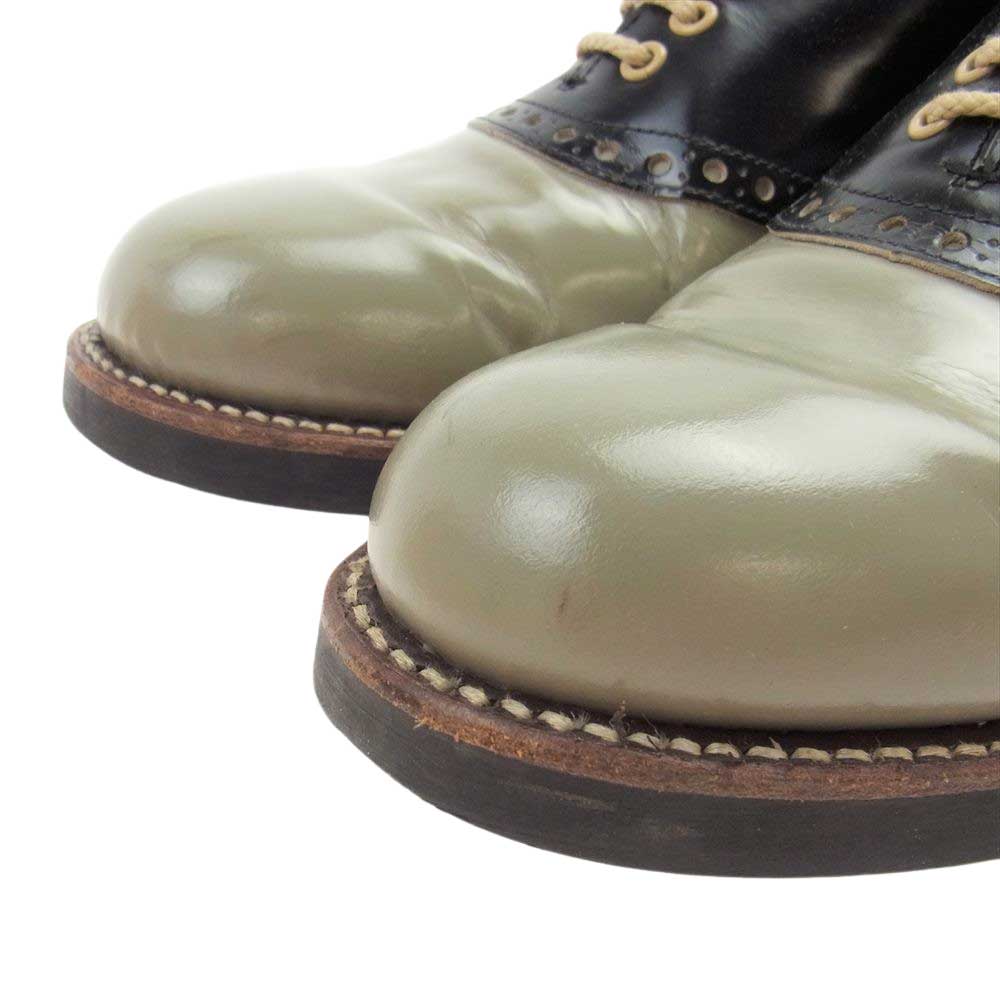 GLADHAND & Co. グラッドハンド REGAL リーガル サドル シューズ  ブラック系 グレー系 26.5cm【中古】