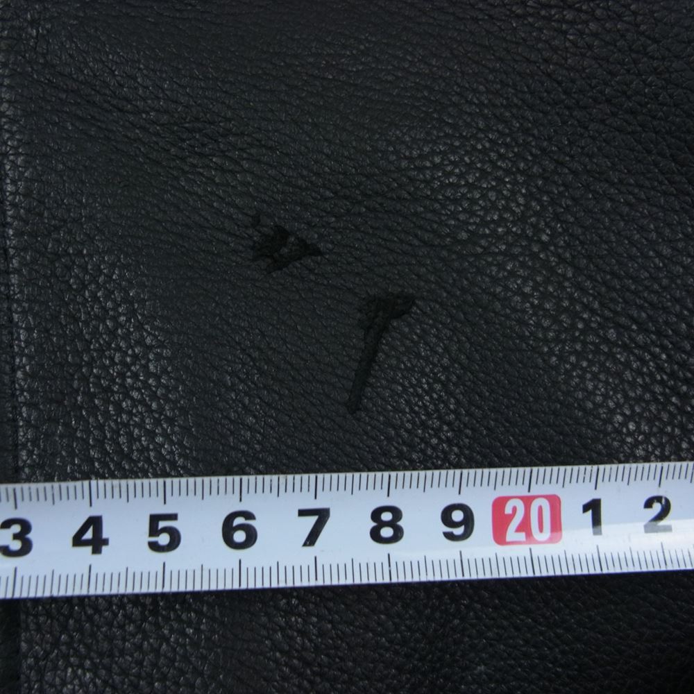 FAR EATERN ENTHUSIAST ファーイースタンエンスージアスト FE1302-SP01 ディアスキン レザー ジャケット 鹿革 ブラック系 38【中古】