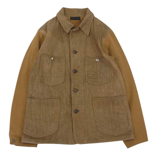 FAR EATERN ENTHUSIAST ファーイースタンエンスージアスト FE1602－JK01 THE RAILWAYMAN COVERALL カバーオール ベージュ系 M【中古】