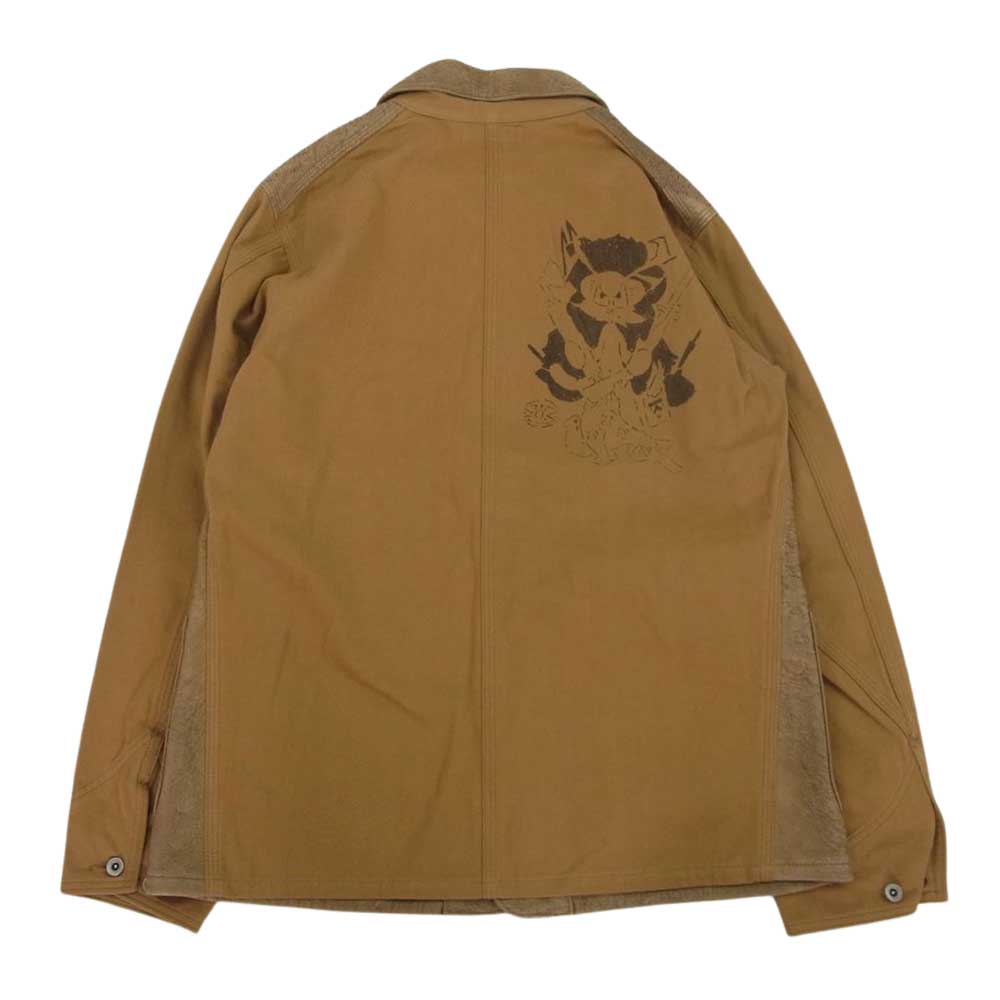 FAR EATERN ENTHUSIAST ファーイースタンエンスージアスト FE1602－JK01 THE RAILWAYMAN COVERALL カバーオール ベージュ系 M【中古】