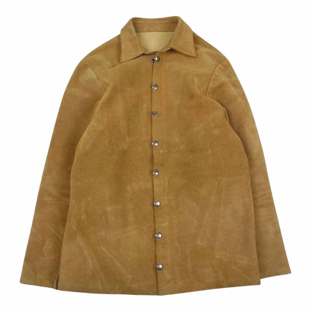 FAR EATERN ENTHUSIAST ファーイースタンエンスージアスト FE1502－JK01 C.M.M SUEDE SHIRTS スウェード ジャケット ベージュ系 M【中古】