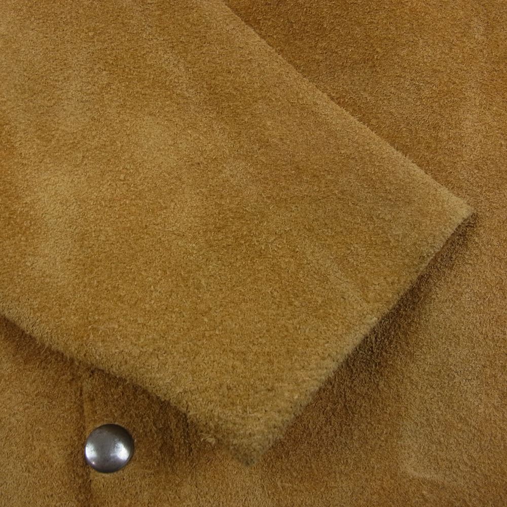 FAR EATERN ENTHUSIAST ファーイースタンエンスージアスト FE1502－JK01 C.M.M SUEDE SHIRTS スウェード ジャケット ベージュ系 M【中古】