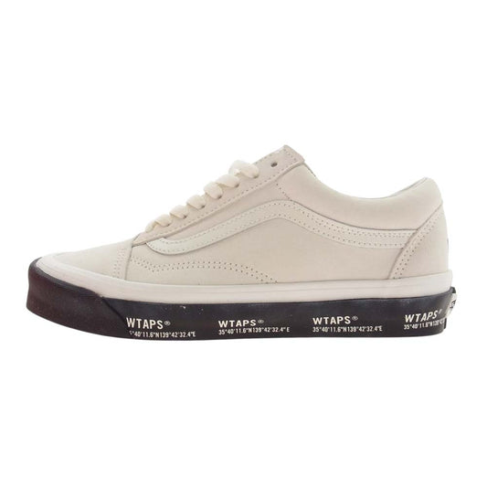 WTAPS ダブルタップス × VANS VN0A4P3X20F1 OG OLD SKOOL LX スニーカー ホワイト系 25.5cm【新古品】【未使用】【中古】