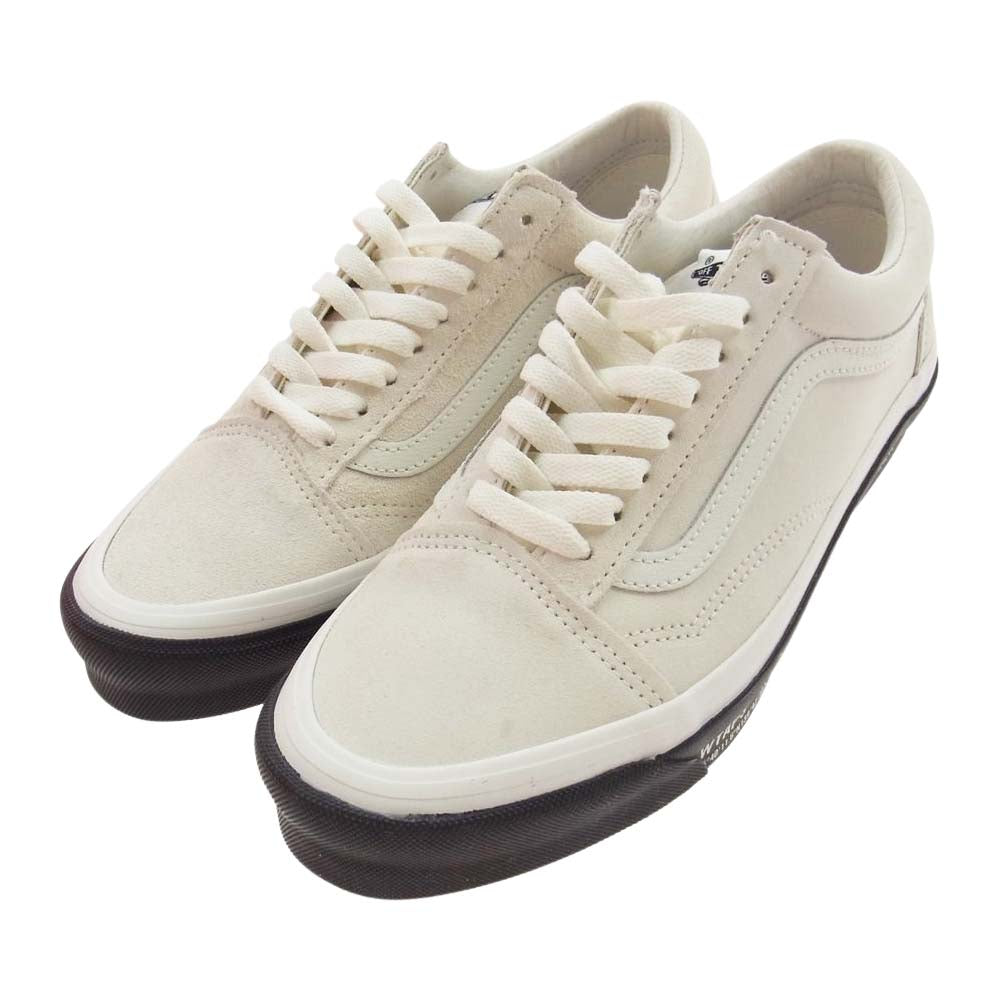 WTAPS ダブルタップス × VANS VN0A4P3X20F1 OG OLD SKOOL LX スニーカー ホワイト系 25.5cm【新古品】【未使用】【中古】