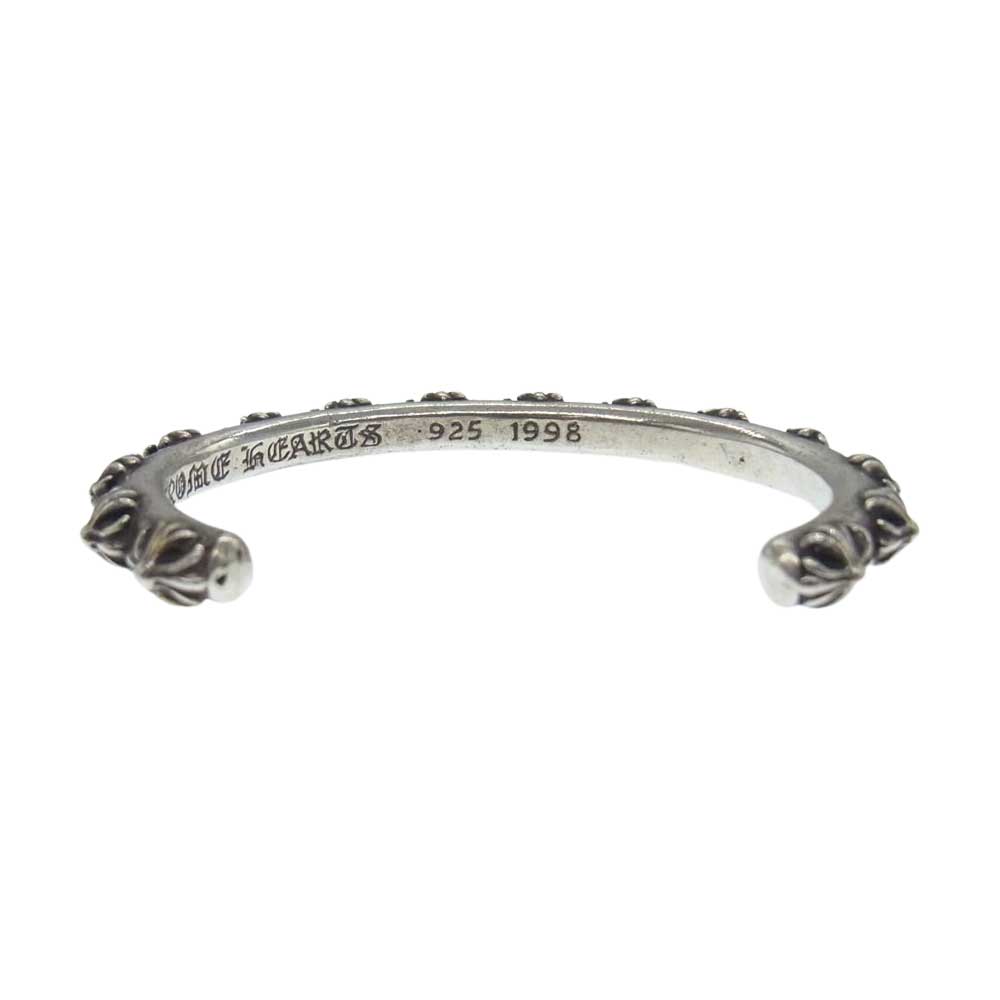 CHROME HEARTS クロムハーツ（原本無） BANGLE CROSS クロスバンド バングル シルバー系【中古】