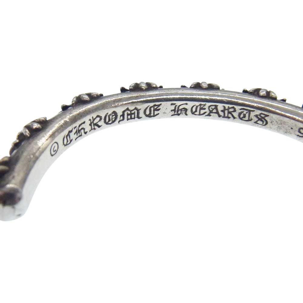 CHROME HEARTS クロムハーツ（原本無） BANGLE CROSS クロスバンド バングル シルバー系【中古】