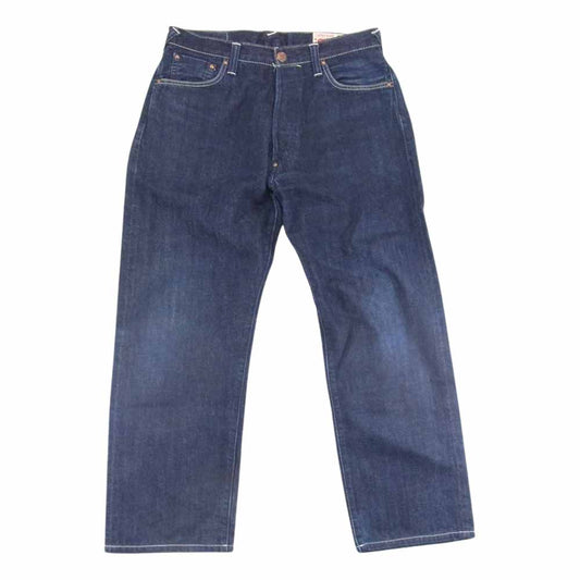 EVISU エヴィス シオタニブラザーズ シンチバック カモメ デニム パンツ インディゴブルー系 34【中古】