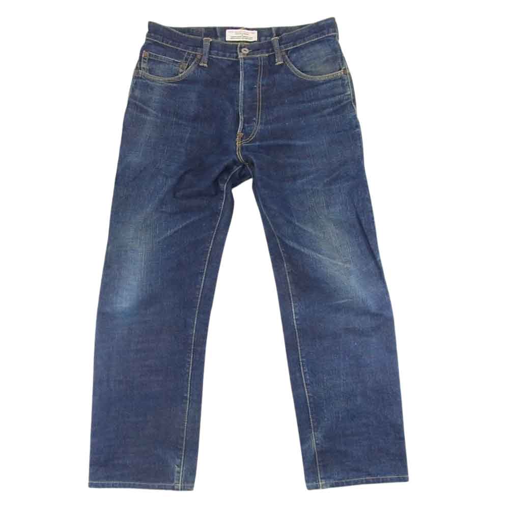 EVISU エヴィス PARIS 0105 カモメ 鳥居 デニム パンツ インディゴブルー系 34【中古】