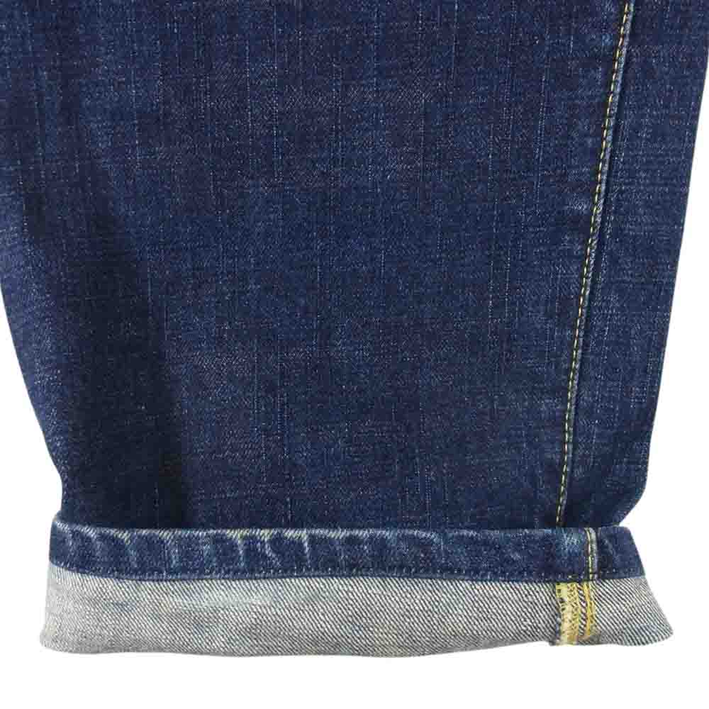 EVISU PARIS 0105 カモメ 鳥居 エヴィス デニム 刺繍 30×34 INDIGO