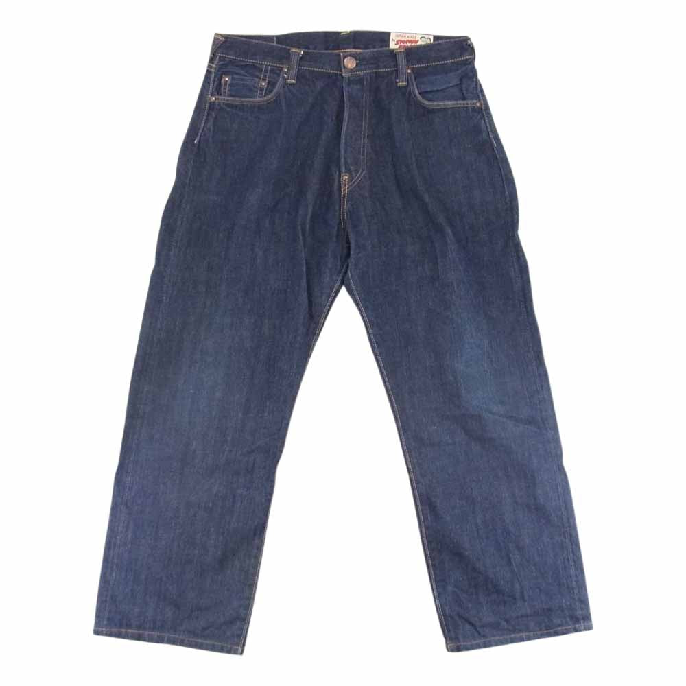 EVISU エヴィス シオタニブラザーズ 石垣迷彩 カモ 大黒カモメ デニム パンツ インディゴブルー系 34【中古】