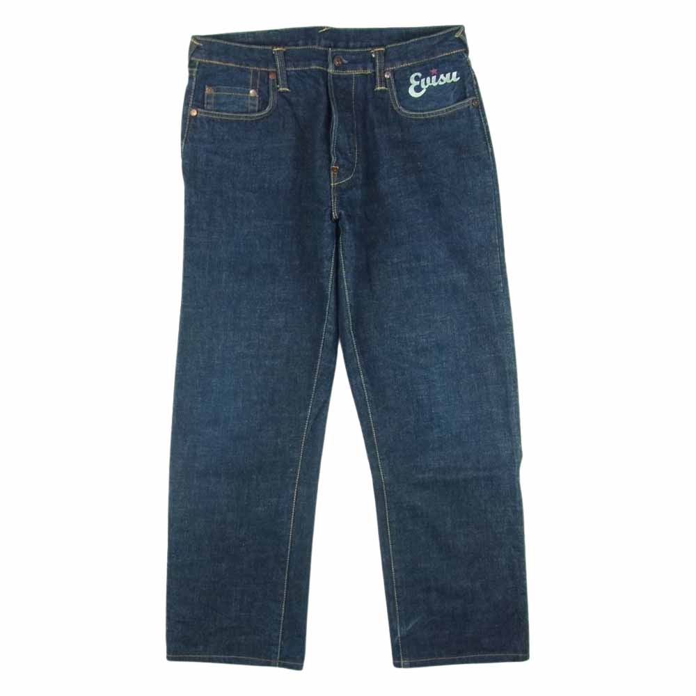 EVISU エヴィス 20周年 大黒 カモメ ヘリテージ デニム パンツ ジーンズ コットン 中国製 インディゴブルー系 34【中古】