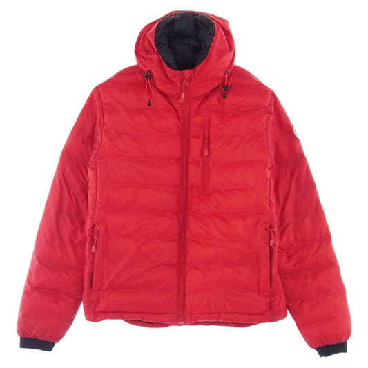 CANADA GOOSE カナダグース  5055M 国内正規品 サザビーリーグ LODGE HOODY ロッジフーディ ダウン ジャケット レッド系 M【中古】