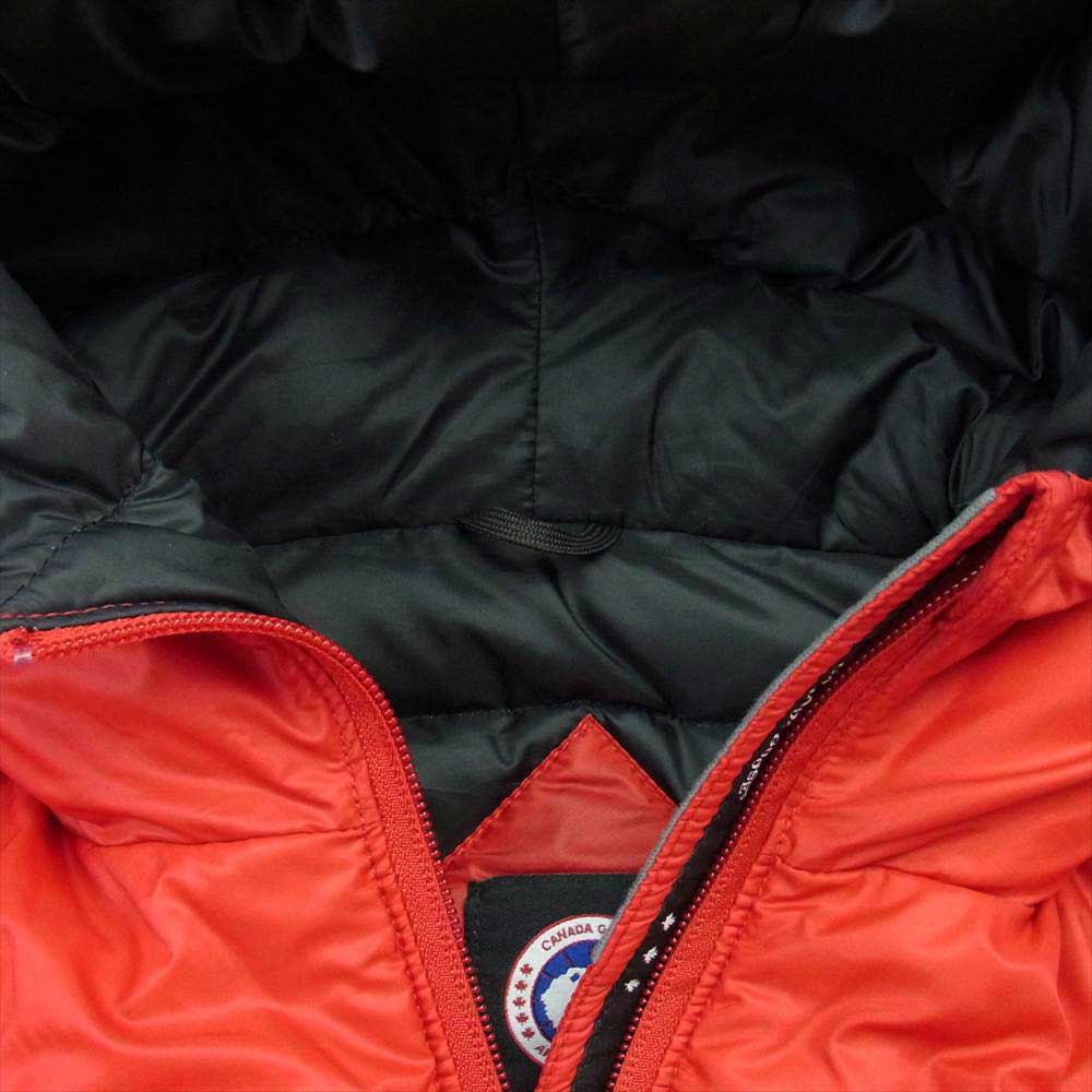 CANADA GOOSE カナダグース  5055M 国内正規品 サザビーリーグ LODGE HOODY ロッジフーディ ダウン ジャケット レッド系 M【中古】