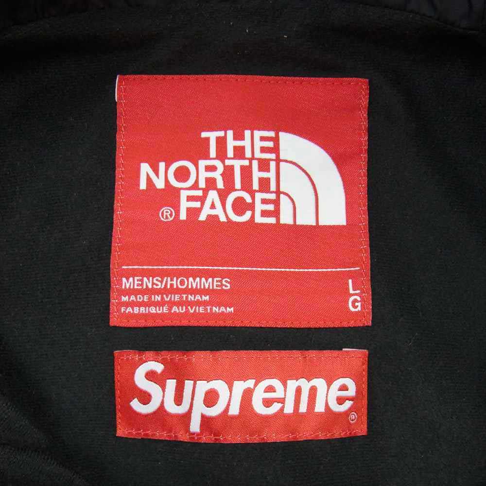 Supreme シュプリーム 19SS  The North Face Arc Logo Mountain Parka ノースフェイス アーチロゴ マウンテンパーカー ジャケット レッド系 ブラック系 L【中古】