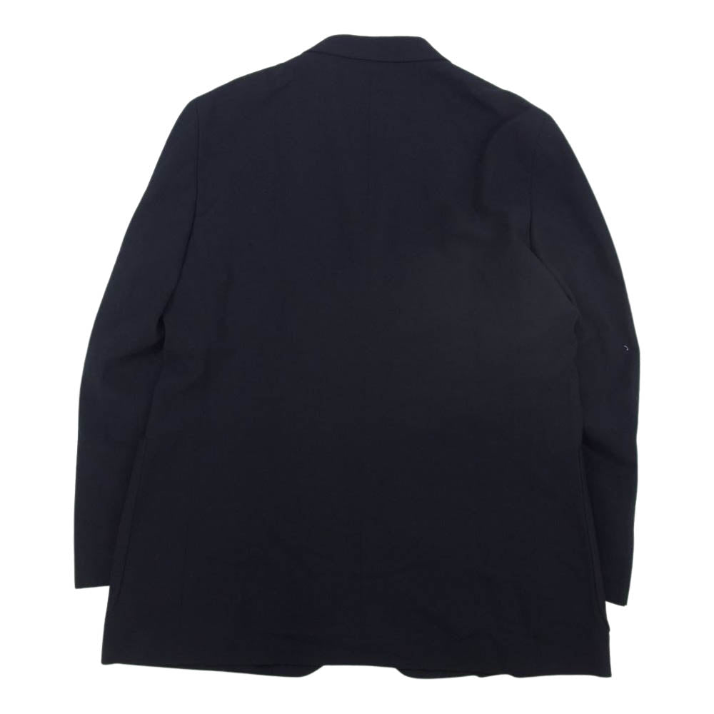 Aquascutum アクアスキュータム サマーウール 3B テーラードジャケット ネイビー系 98/88/175【極上美品】【中古】