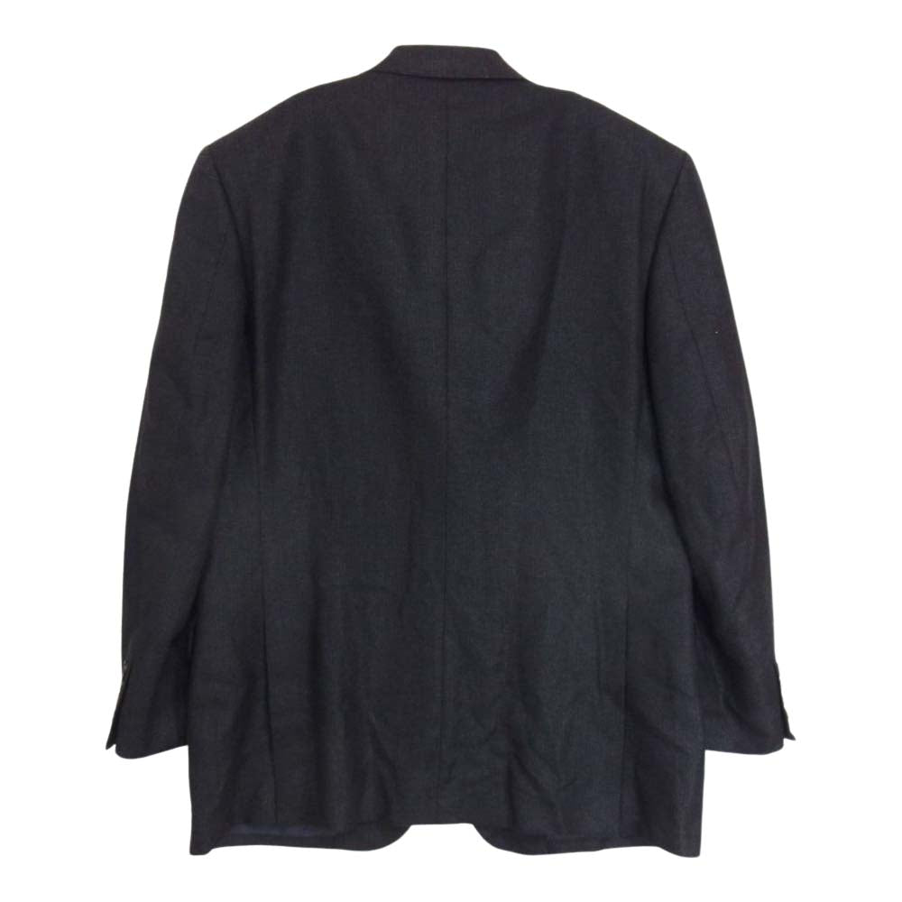 Aquascutum アクアスキュータム シルク混ウール 2B テーラードジャケット ネイビー系 94AB4【極上美品】【中古】