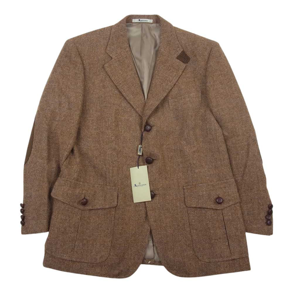 Aquascutum アクアスキュータム ウール ツイード ハンティングジャケット ブラウン系 94/84/165【極上美品】【中古】