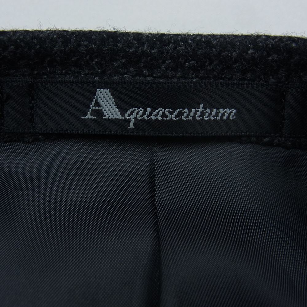 Aquascutum アクアスキュータム カシミヤ混ウール 2B テーラードジャケット グレー系 96/86/170【極上美品】【中古】