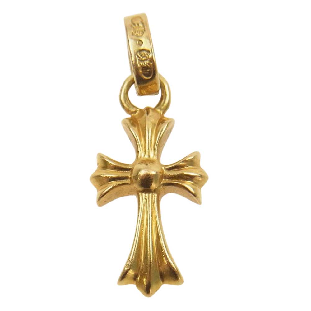 CHROME HEARTS クロムハーツ（原本無） 22K CRS BBYFAT P DMND ベイビーファット パヴェ ダイヤ クロス ペンダントトップ【中古】